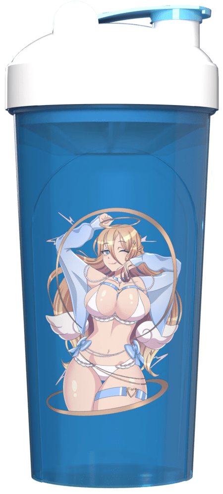 SexyGG Waifu Shaker Cup, #8 Heavenly Hottie SexyGG Waifu Shaker Bottle, Sexy Gamer Gear Shaker Cup