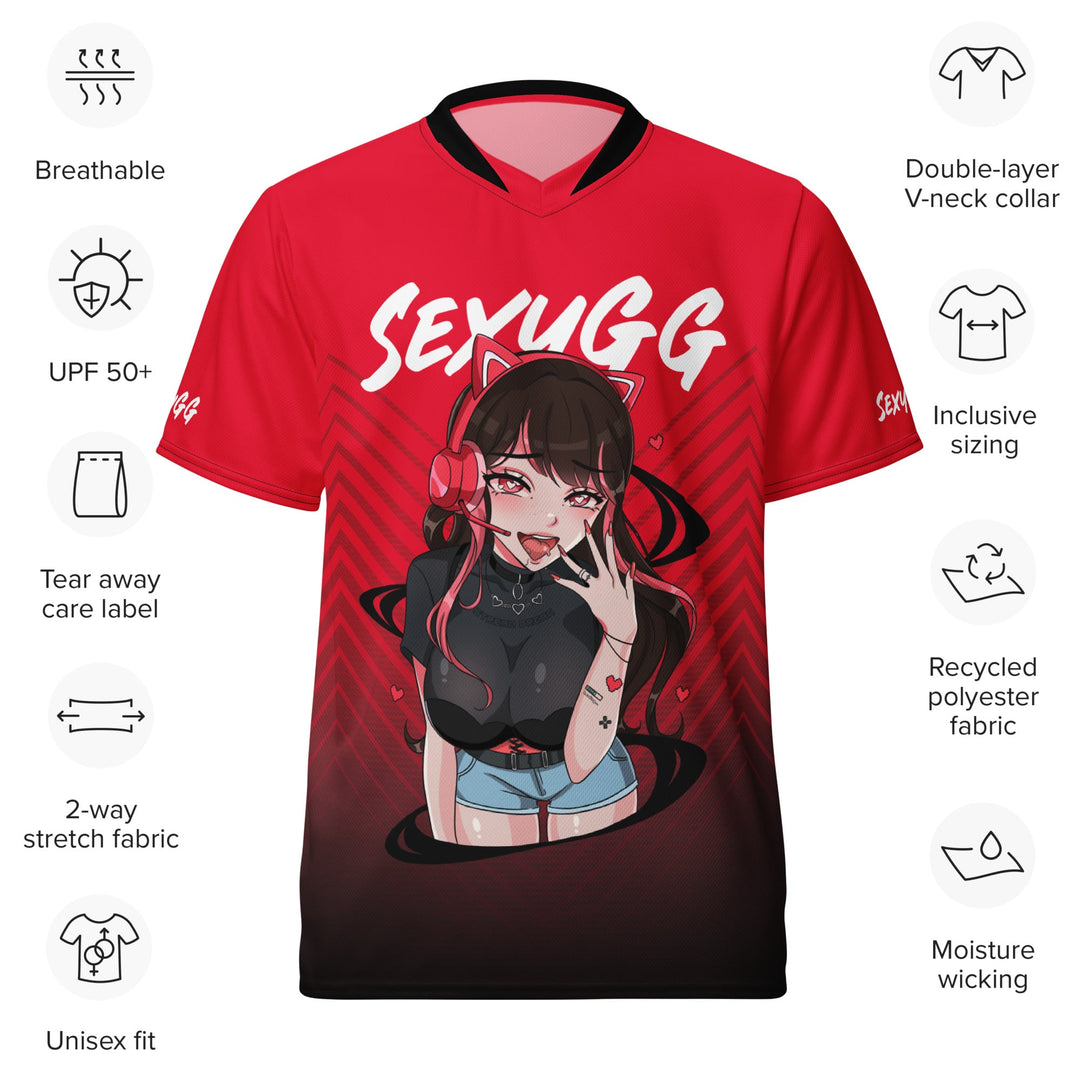 SexyGG Sexy Gamer Gear Stream Dream Anime Girl Gaming Apparel Jersey