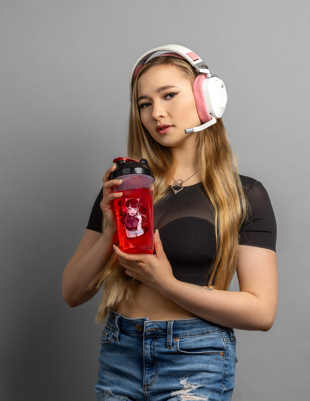 SexyGG Stream Dream Waifu Cup Anime Shaker Bottle For Gamers
