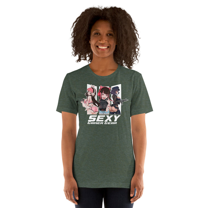 Sexy Gamer Gear Anime Girl T-Shirt Lineup 03 8