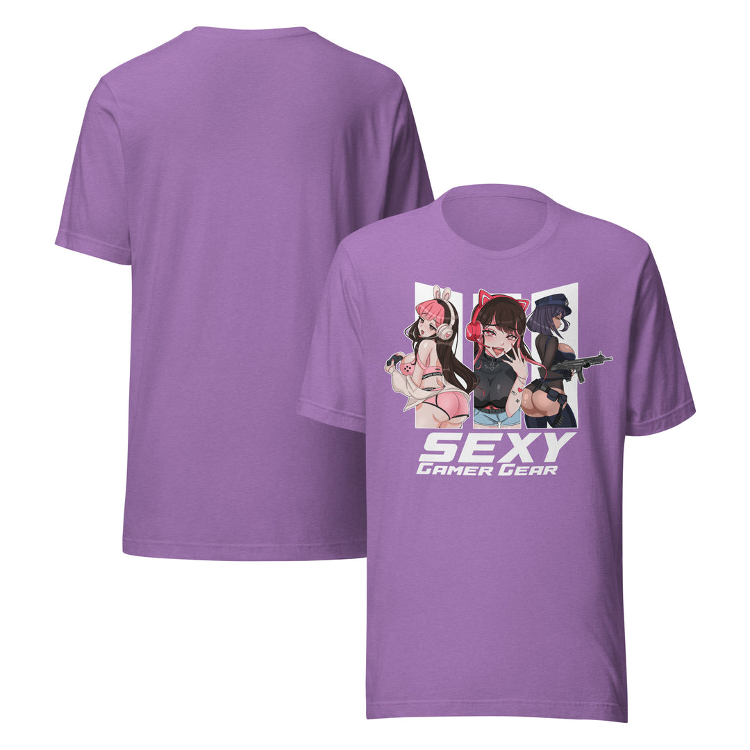 Sexy Gamer Gear Anime Girl T-Shirt Lineup 03 13