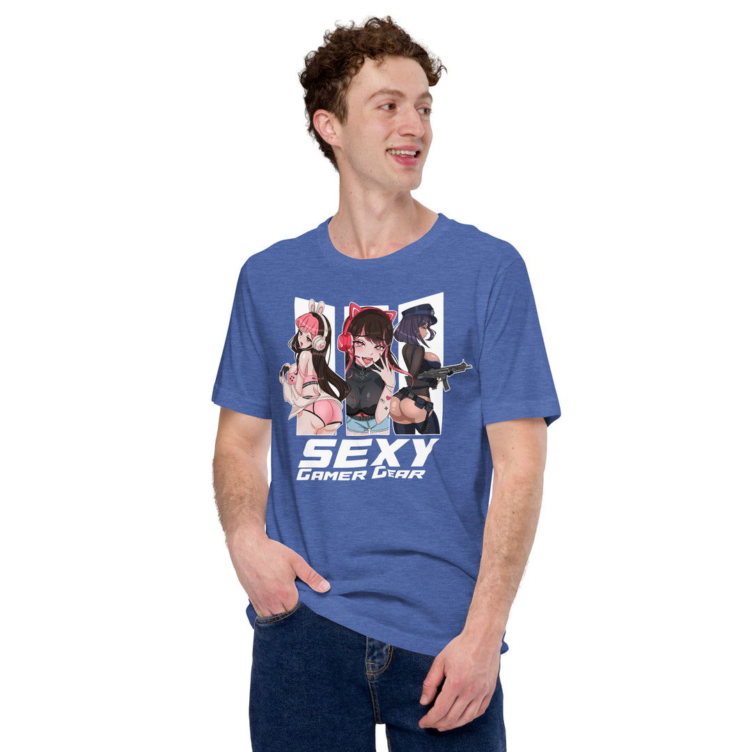 Sexy Gamer Gear Anime Girl T-Shirt Lineup 03 8
