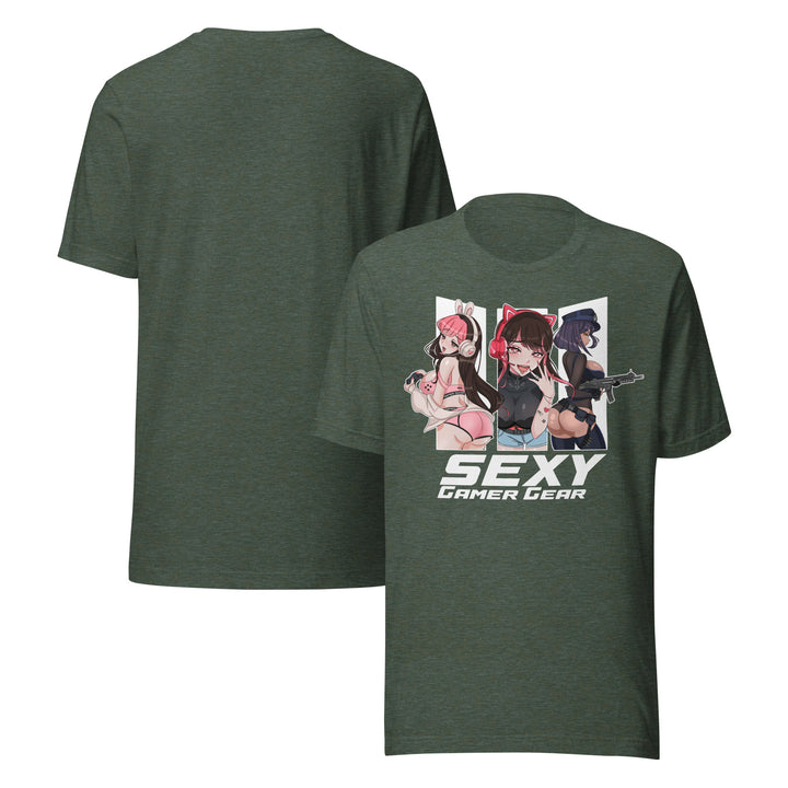 Sexy Gamer Gear Anime Girl T-Shirt Lineup 03 12