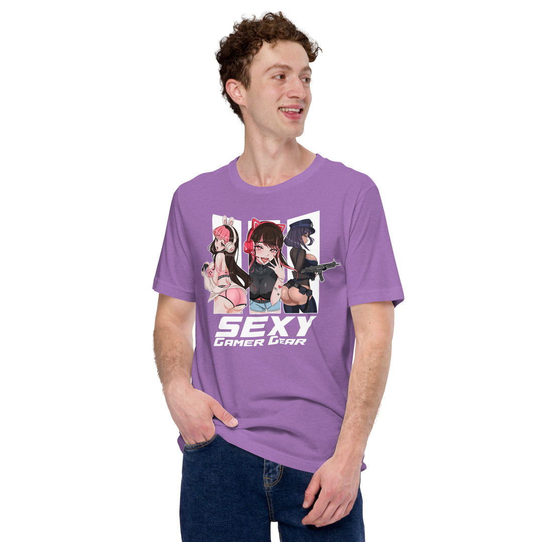 Sexy Gamer Gear Anime Girl T-Shirt Lineup 03 10