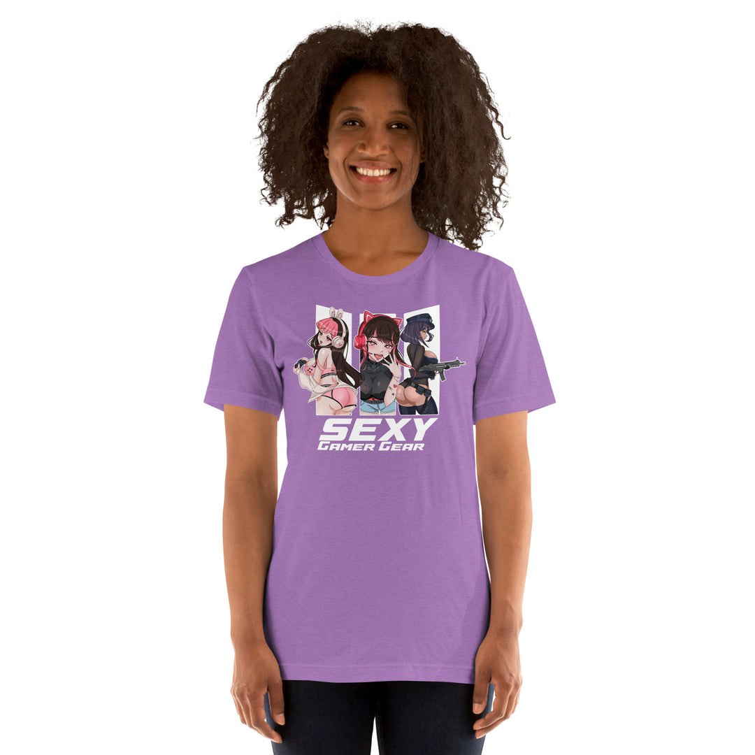 Sexy Gamer Gear Anime Girl T-Shirt Lineup 03 11