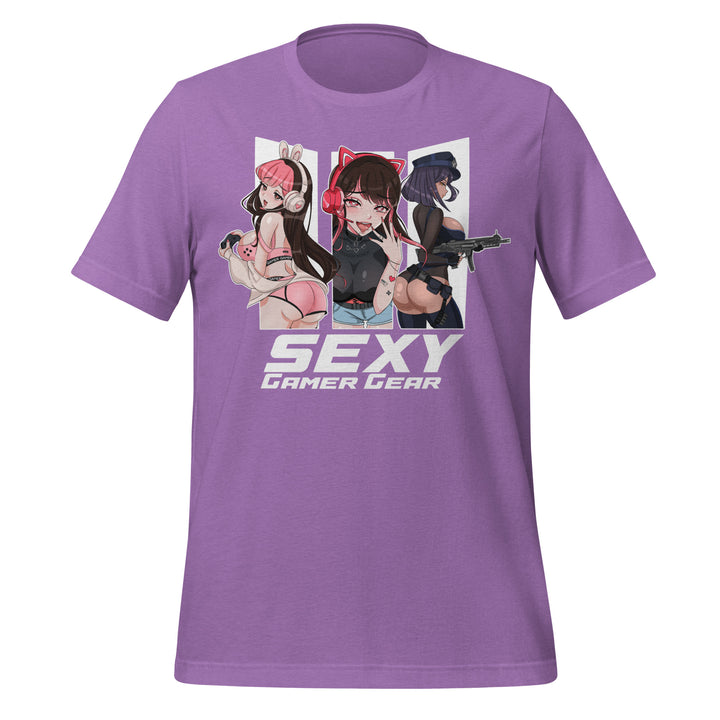 Sexy Gamer Gear Anime Girl T-Shirt Lineup 03 6