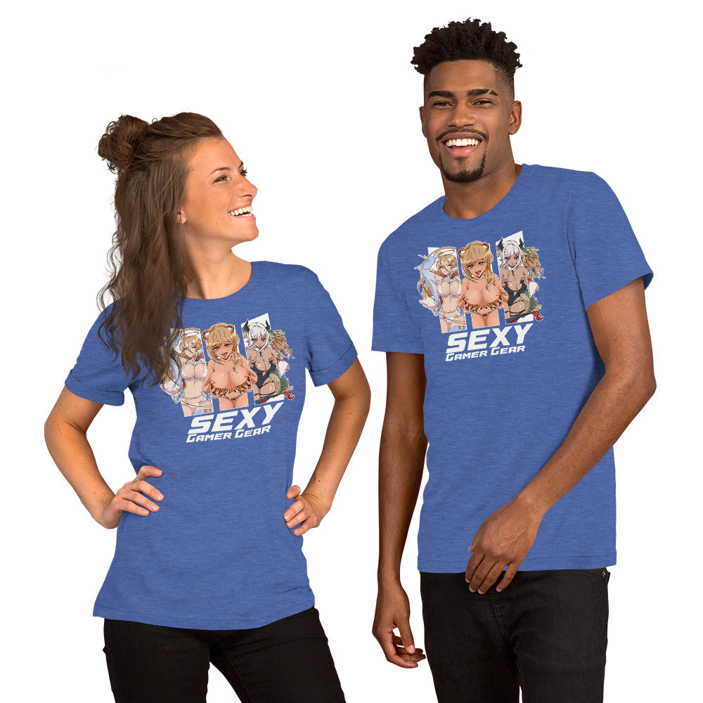 Sexy Gamer Gear Anime Girl Waifu T-Shirt 3