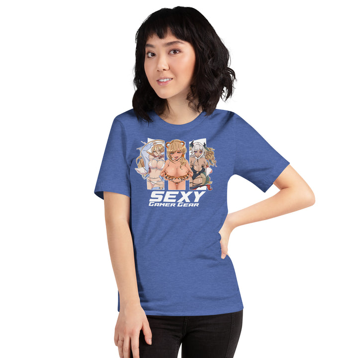 Sexy Gamer Gear Anime Girl Waifu T-Shirt 12