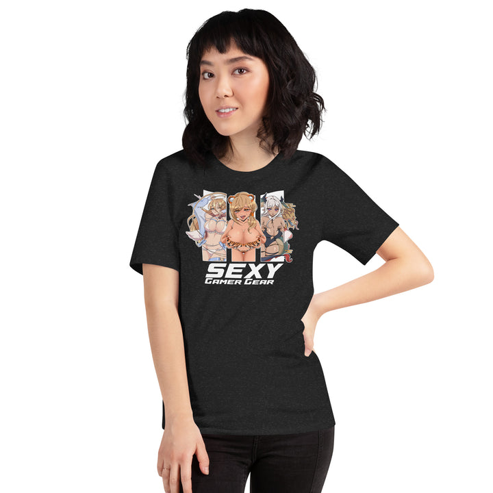 Sexy Gamer Gear Anime Girl Waifu T-Shirt 7