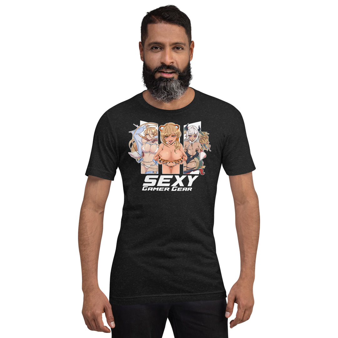 Sexy Gamer Gear Anime Girl Waifu T-Shirt 8