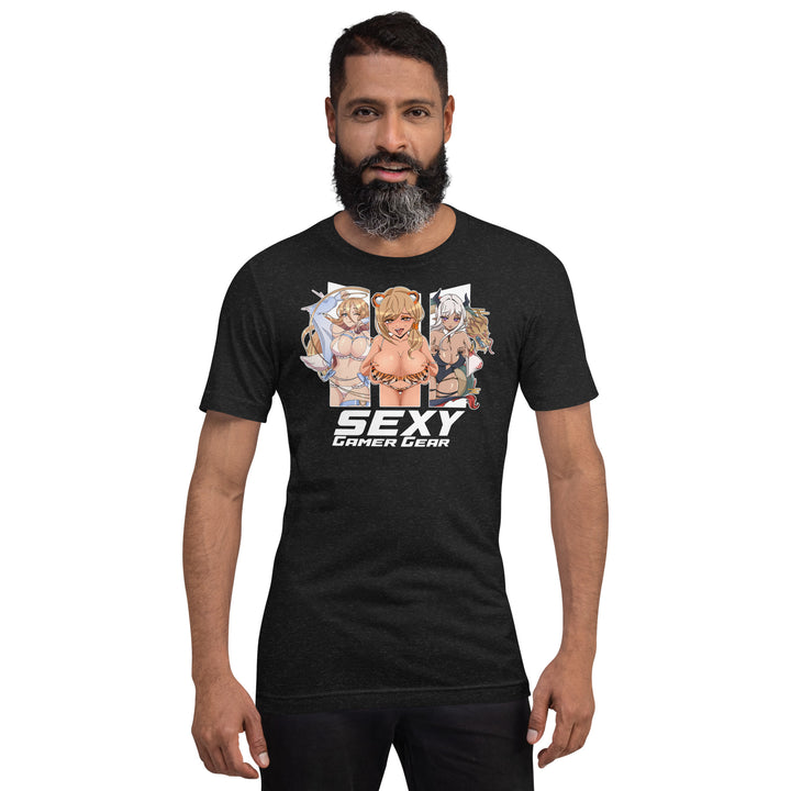 Sexy Gamer Gear Anime Girl Waifu T-Shirt 8