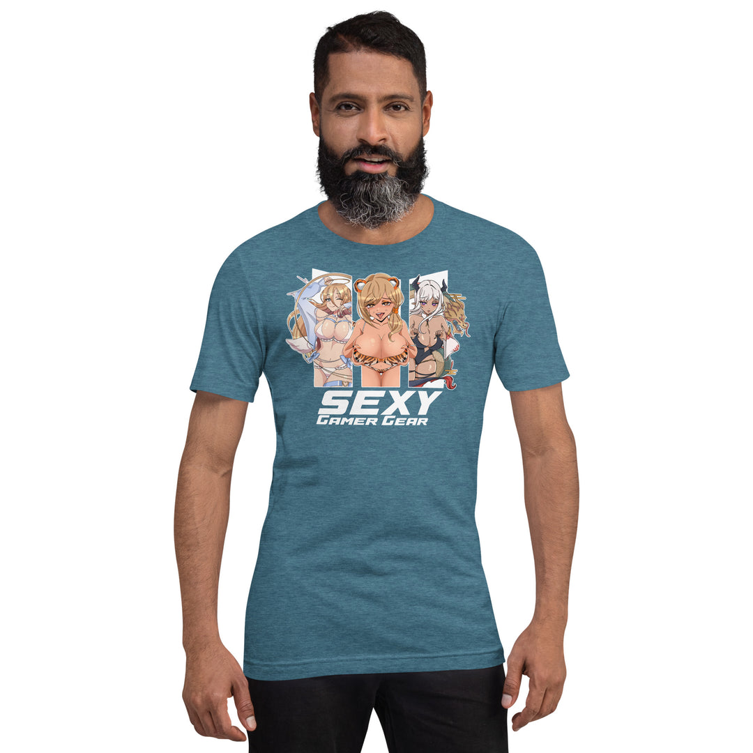 Sexy Gamer Gear Anime Girl Waifu T-Shirt 10