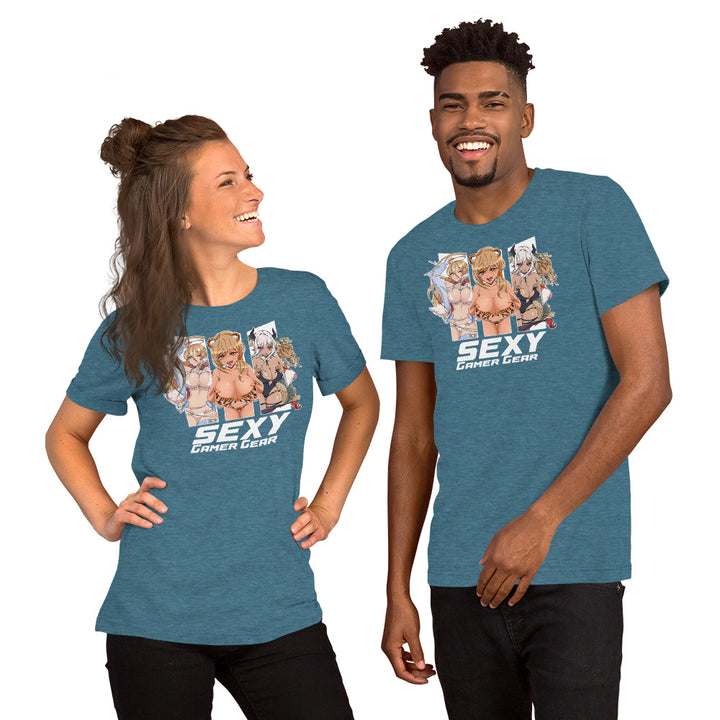 Sexy Gamer Gear Anime Girl Waifu T-Shirt 2
