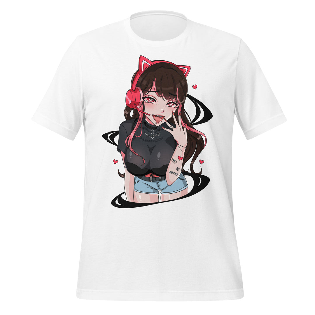 Sexy Gamer Gear Super Stream Dream Anime Girl Waifu T-Shirt 2