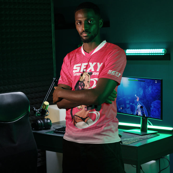 Sexy Gamer Gear Bad Kitty Gaming Jersey Anime Gaming Apparel 4