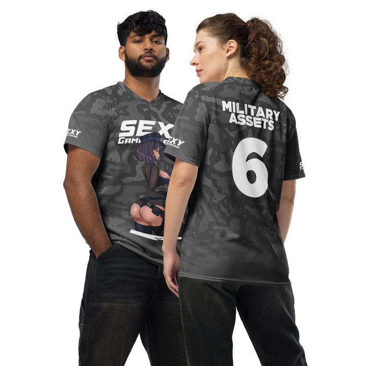Sexy Gamer Gear Military Assets Gaming Jersey Anime Gaming Apparel 3