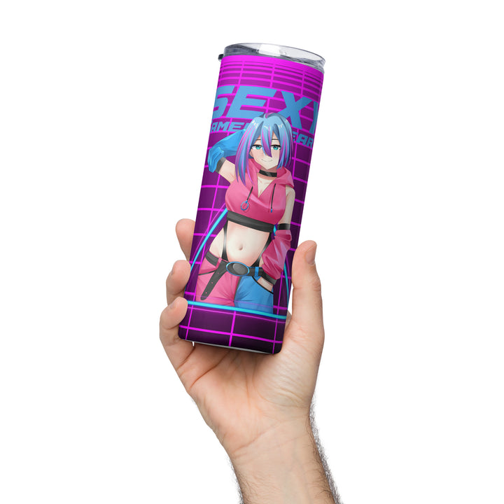 Sexy Gamer Gear VanoraDarkWolf Anime Girl Steel Tumbler
