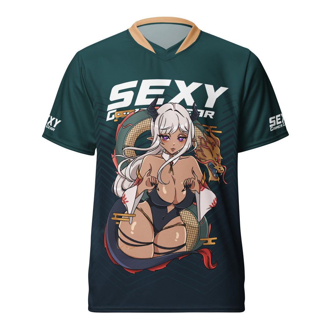 Sexy Gamer Gear Year Of The Dragon Gaming Jersey Anime Gaming Apparel 1