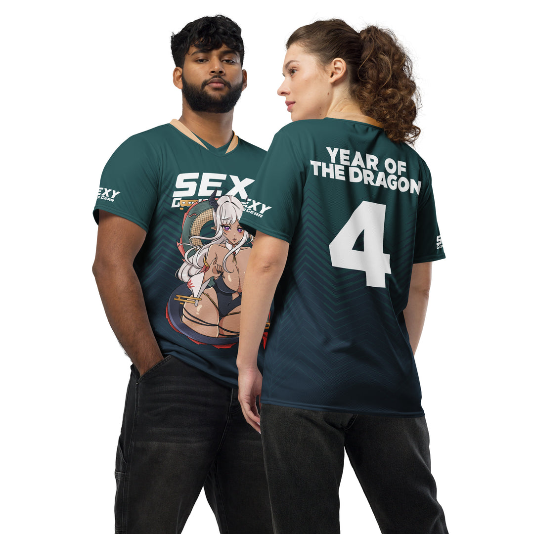 Sexy Gamer Gear Year Of The Dragon Gaming Jersey Anime Gaming Apparel 3